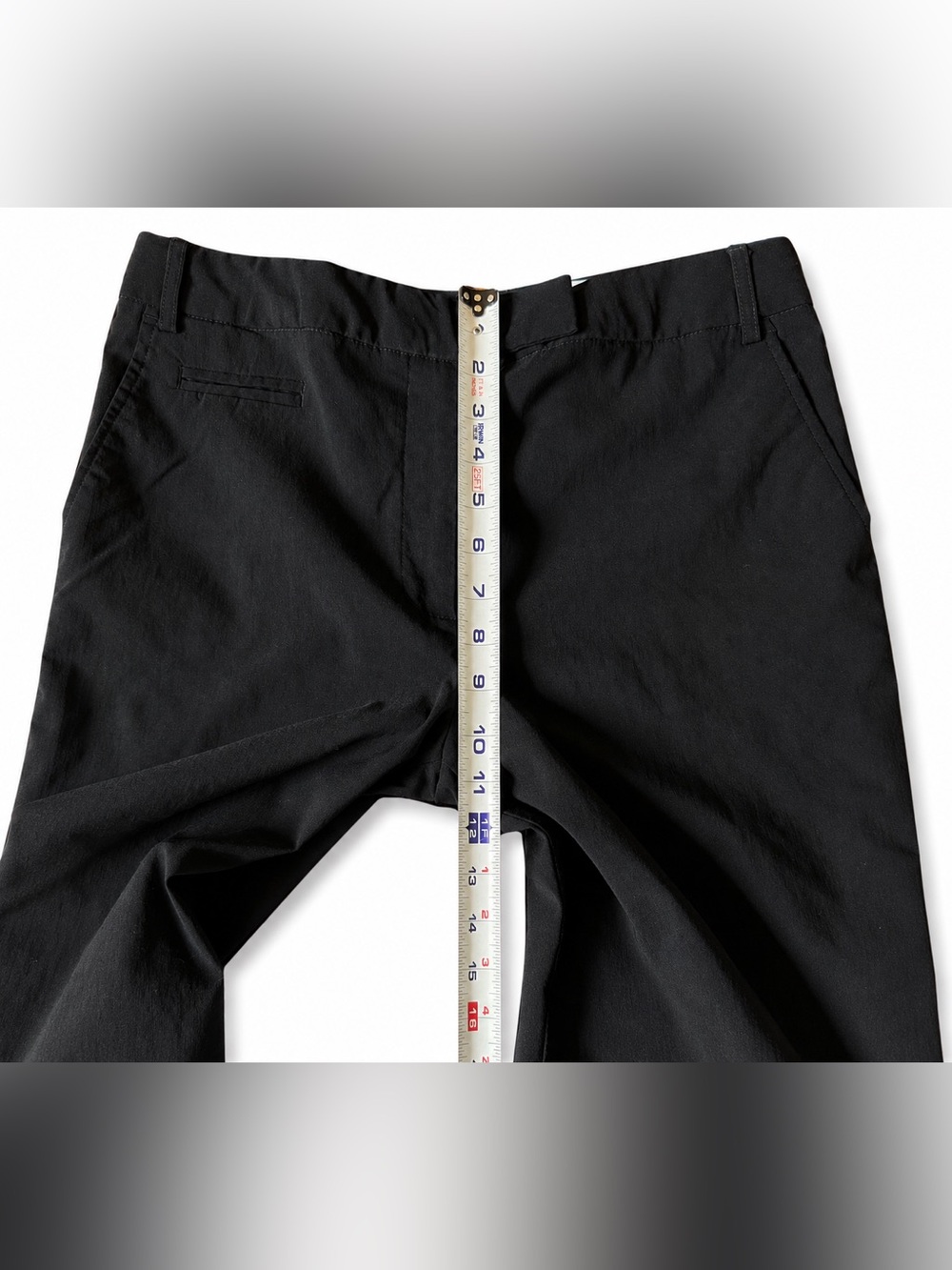 Black Capris Women’s - Dalia Straight Cut 8 - Picture 3 of 9